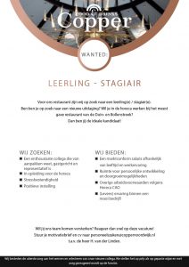 COPPER-VACATURE-LEERLING-STAGIAIR